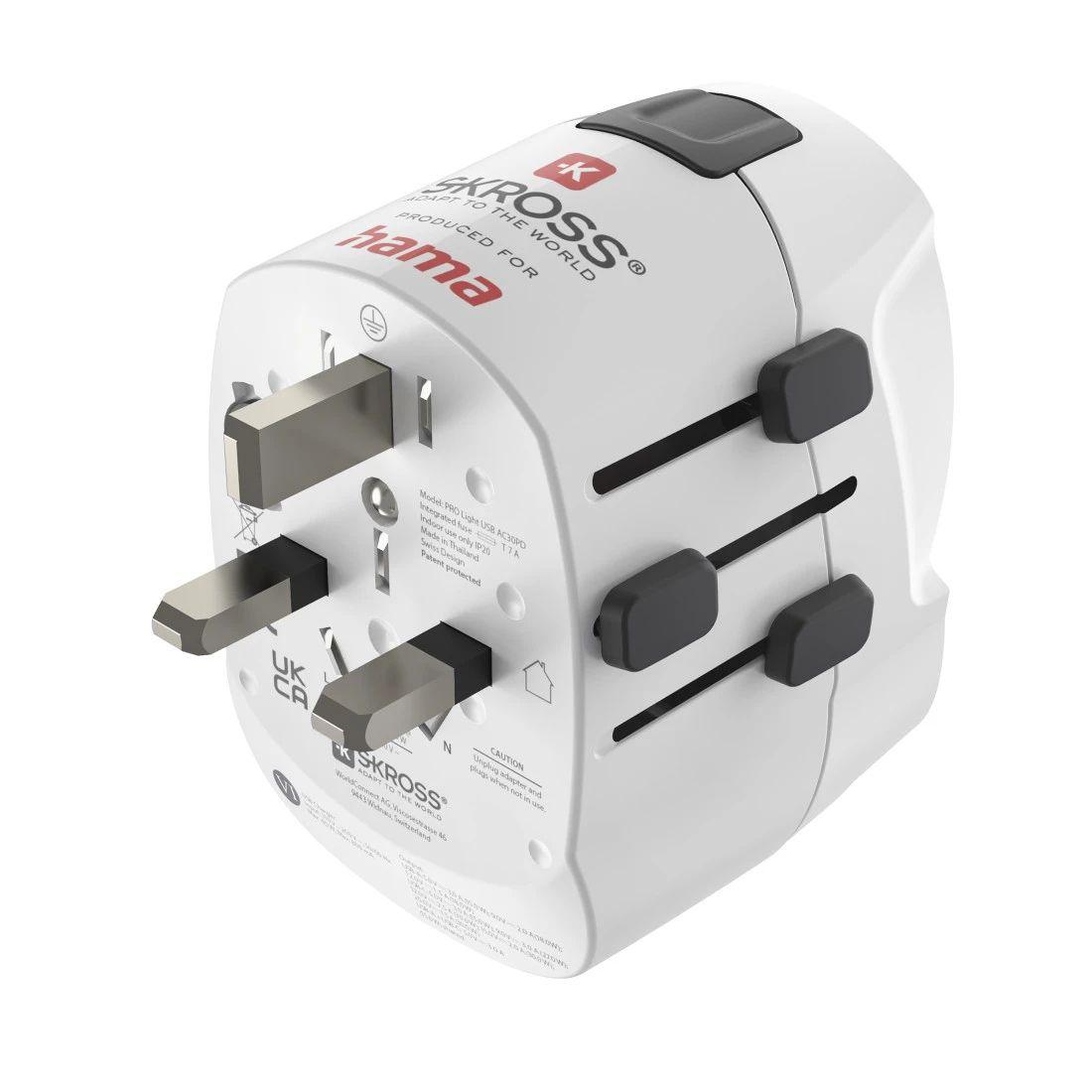 Adaptador de Viagem HAMA ProLight 0PD (Branco) — miniatura 3