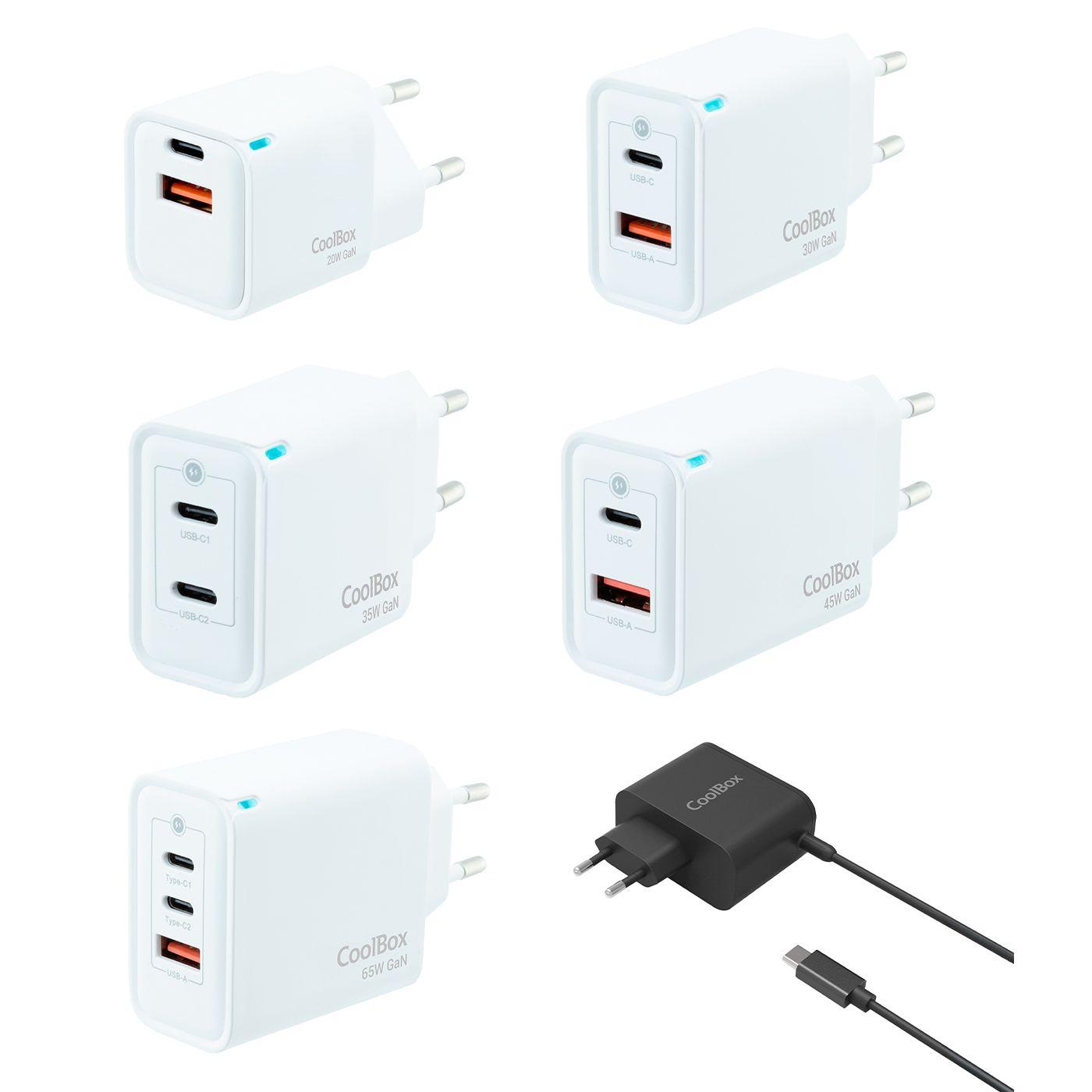 Pack de 18 Carregadores de Dispositivos Móveis COOLBOX COO-PACK-GAN (GaN - com expositor) — miniatura 2