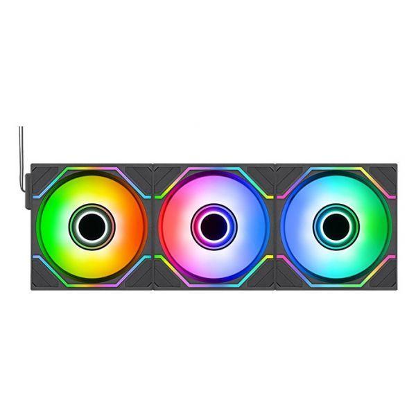 Ventoinha de Caixa THERMALTAKE SWAFAN INFINITY EX14 ARGB Sync (RGB multicolorida - Preto) — miniatura 3