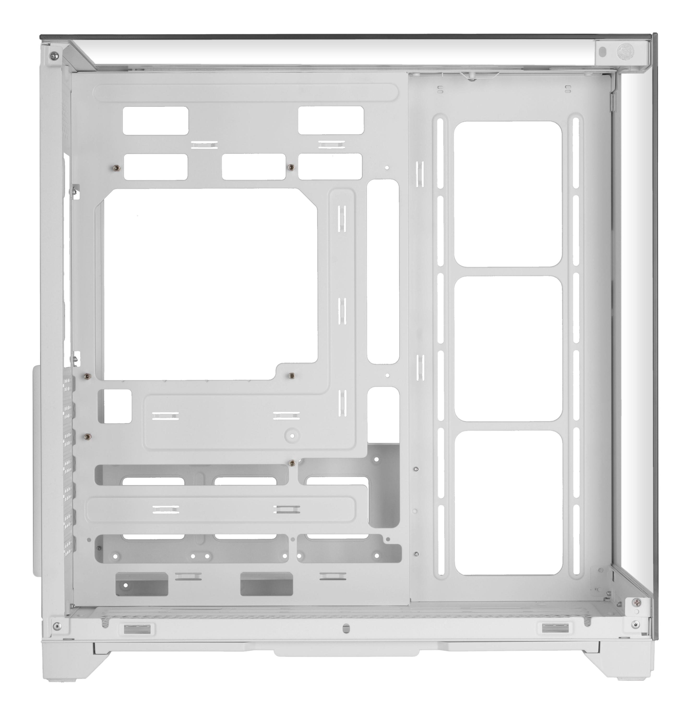 Caixa PC MARS GAMING MC-VISION (ATX, micro ATX, Mini-ITX - Mid Tower - ATX, Mini-ITX, micro-ATX - Branco) — miniatura 5
