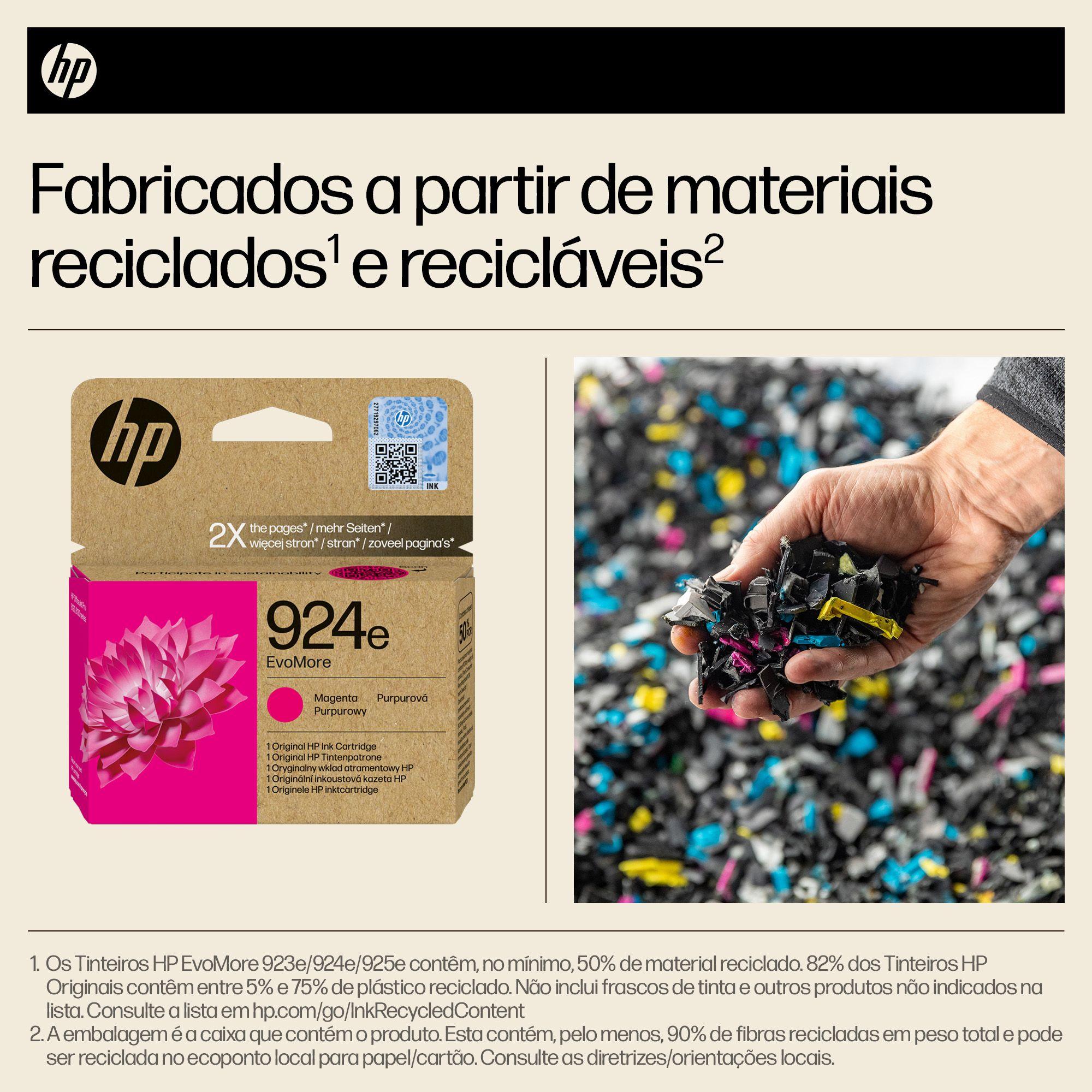 Tinteiro HP 924e EvoMore (800 páginas a cores - Magenta), miniatura 2