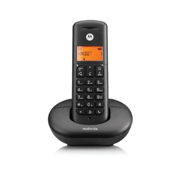 Telefone Fixo Sem Fios MOTOROLA E212 Duo (Preto) — miniatura 2