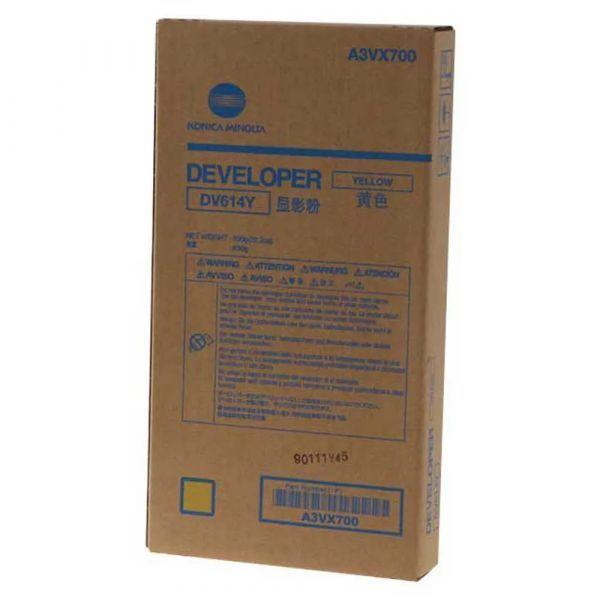 Revelador KONICA MINOLTA A3VX700 / DV614Y (Konica Minolta bizhub PRO - Amarelo), miniatura 2
