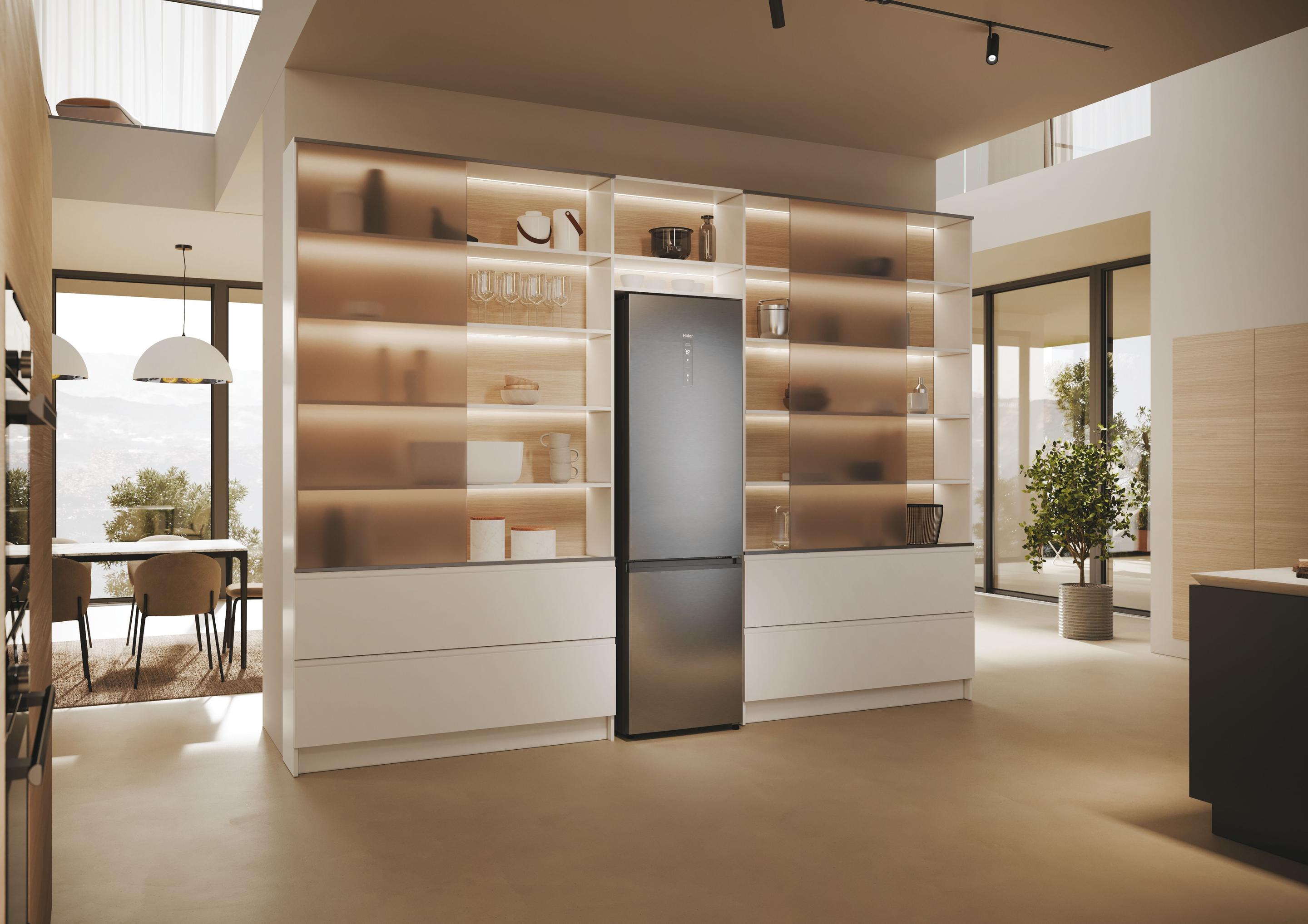 Frigorífico Combinado Independente HAIER HDPW5620ANPK (409 l - hOn - 205x59,5x66,7 cm - Inox) — miniatura 15