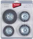 Conjunto de Escovas Redondas de Aço MAKITA D-65729 (Aço - 63 x 6 mm e 75 x 6 mm)