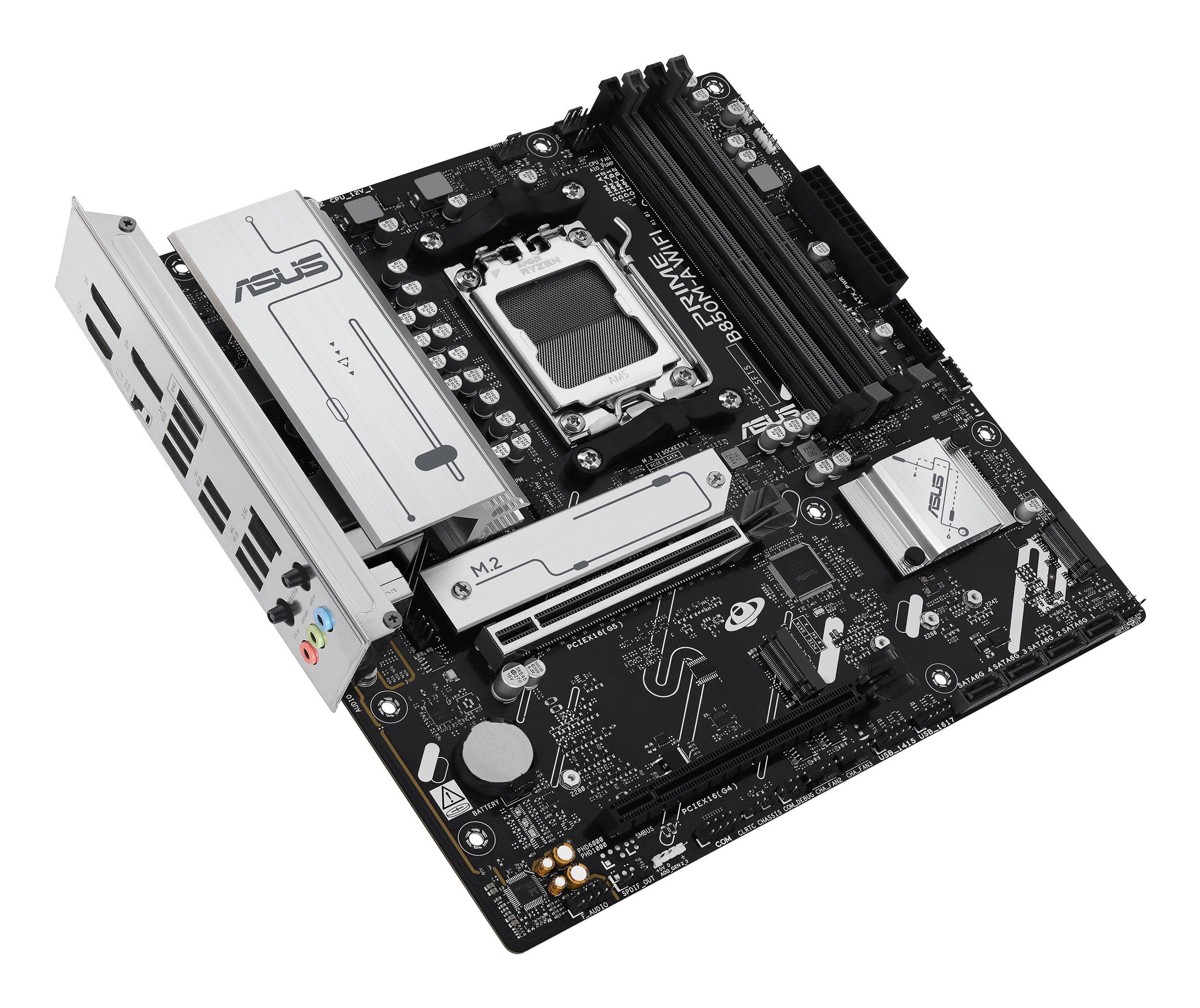 Motherboard ASUS PRIME B850M-A WIFI (AM5 - micro ATX - Duplo canal - Multicor) — miniatura 7