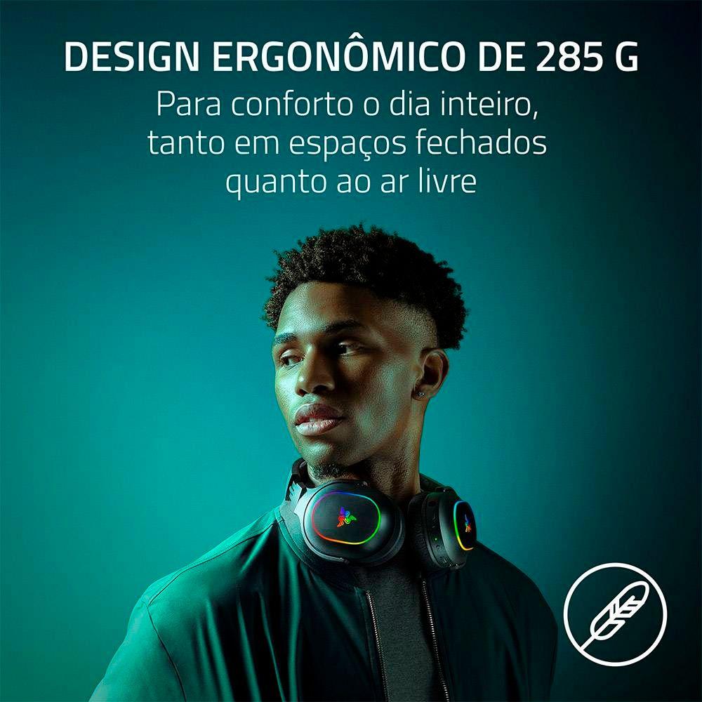 Headset Gaming RAZER Barracuda X Chroma (Binaural - Sem fios - 4 cm - Preto) — miniatura 4