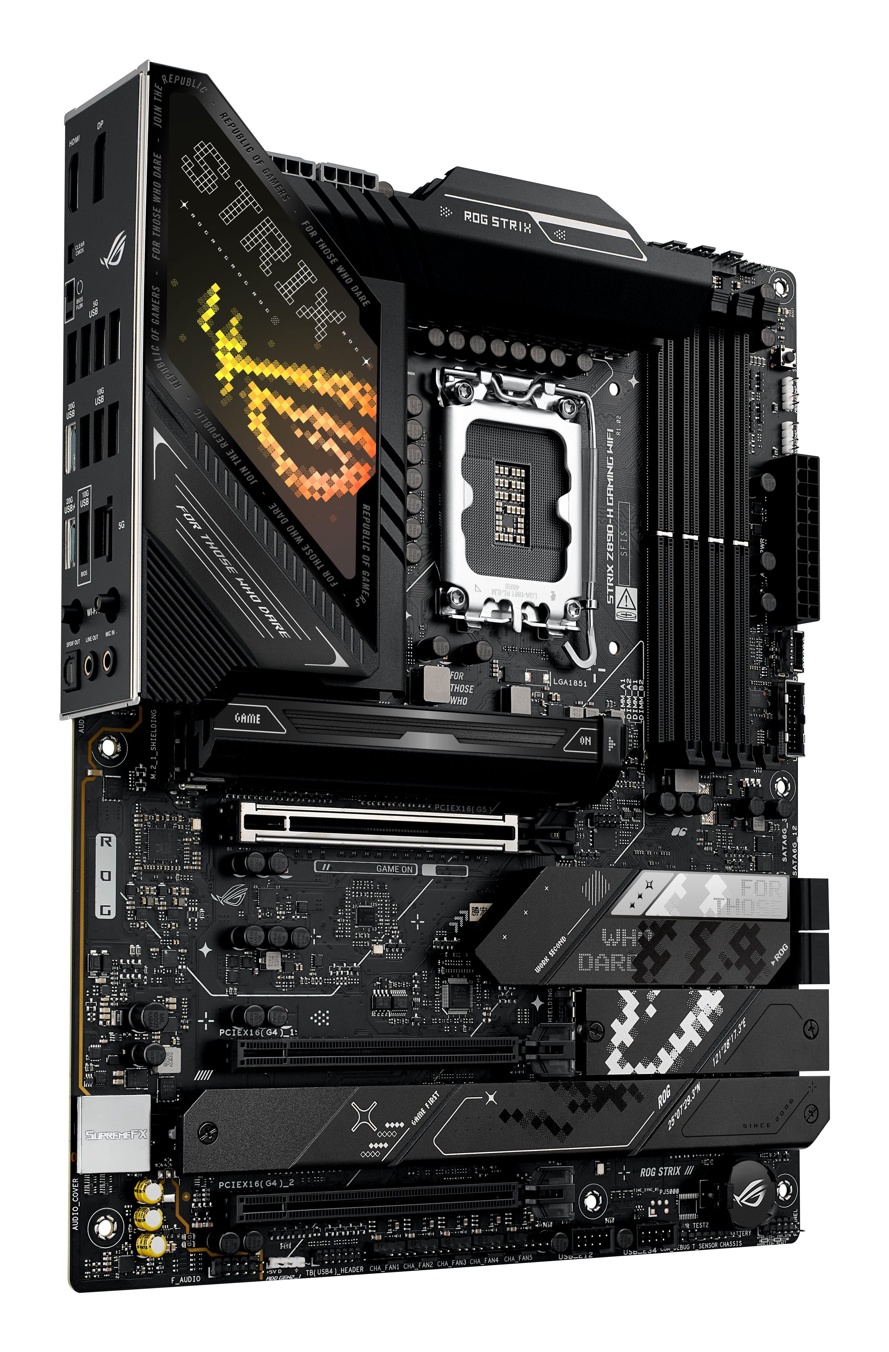 Motherboard ASUS ROG STRIX Z890-H GAMING WIFI (LGA 1851 (Socket V1) - Intel Core Ultra - ATX - Preto), miniatura 8