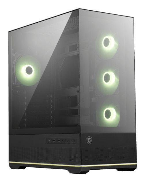 Caixa PC MSI MAG PANO 110R PZ (ATX, micro ATX, Mini-ATX - Midi Tower - Vidro temperado - Preto) — miniatura 3