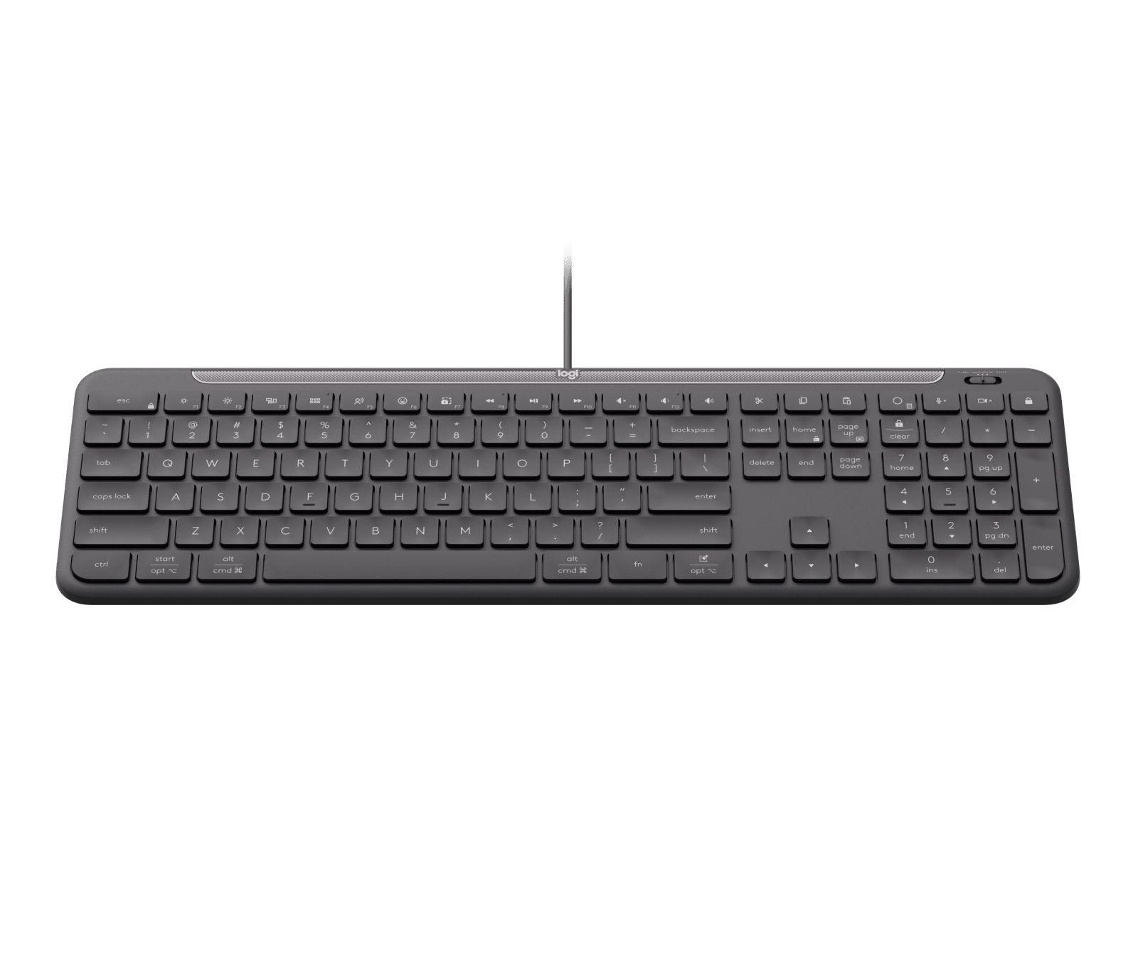 Teclado LOGITECH Signature Slim Wired K620 (Alemão - Teclas tesoura - Tamanho completo - Grafite) — miniatura 4