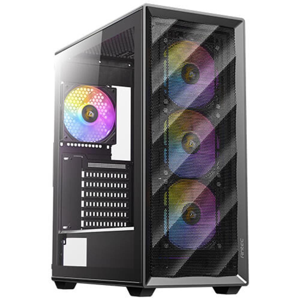 Caixa PC ANTEC AX85 ARGB (ATX, ITX, micro ATX - Midi Tower - ATX, ITX, Micro-ATX - Preto)