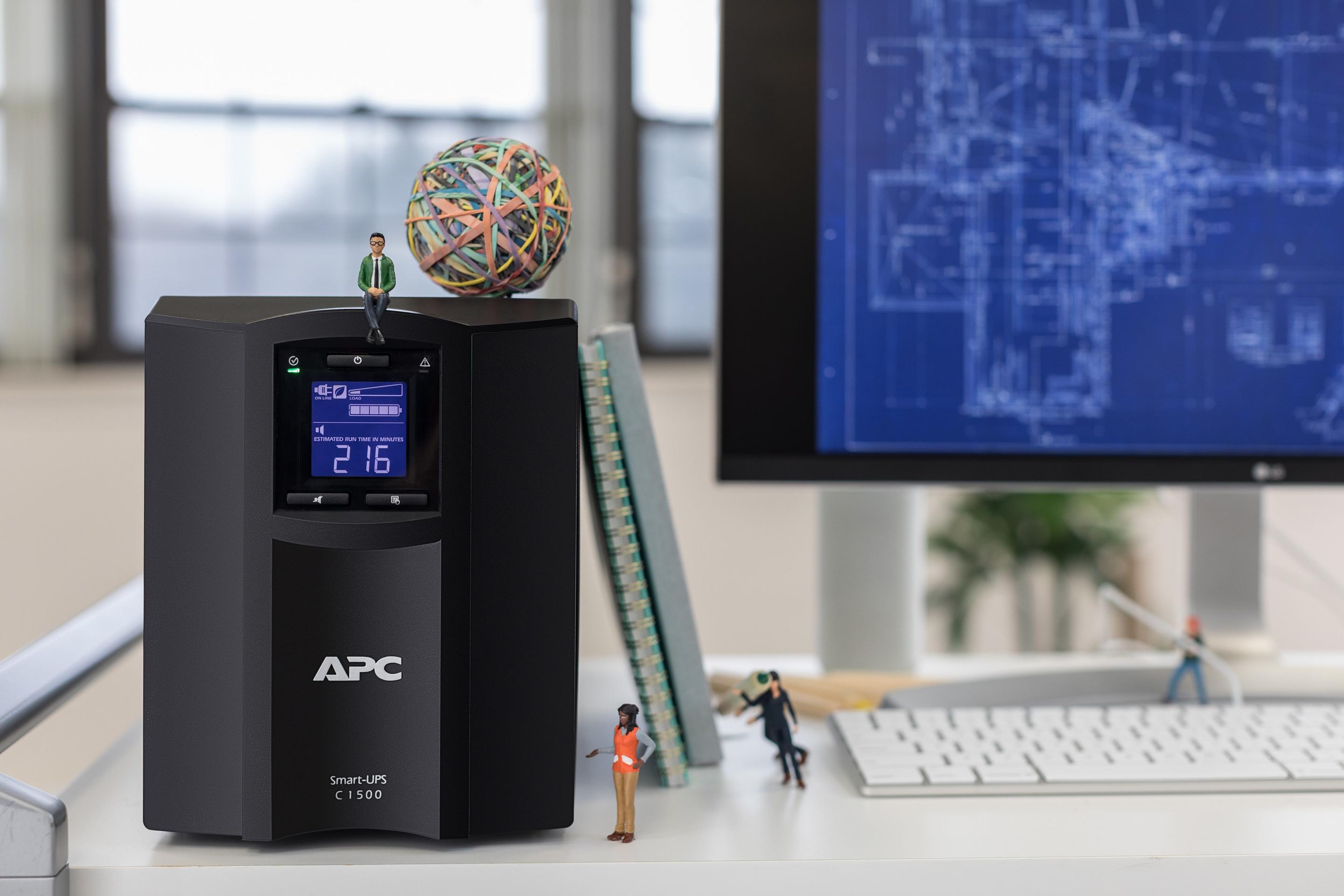 UPS APC Smart-UPS C SMC1500IC (Cabo USB - Acoplador C13 - Preto), miniatura 8