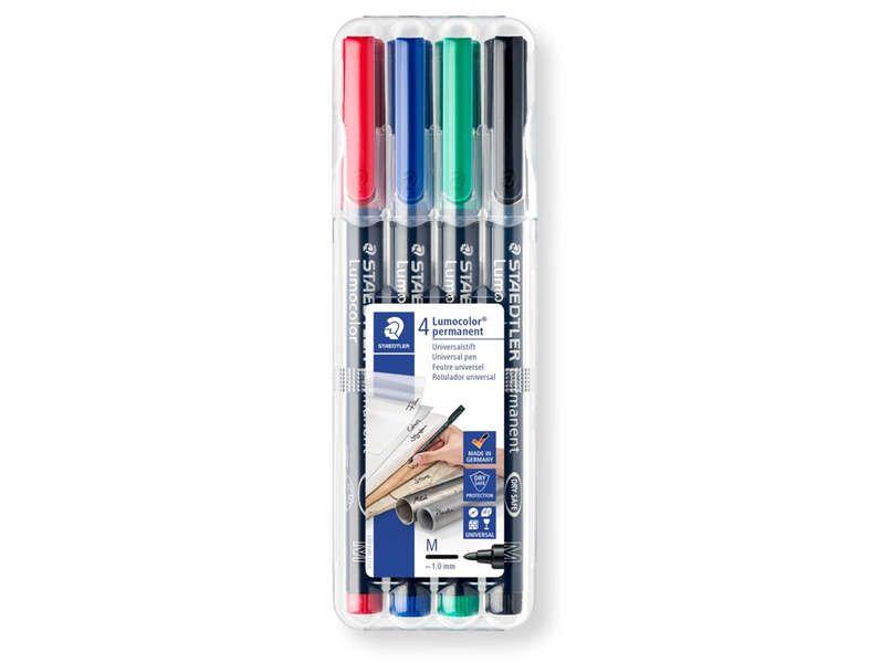 Marcadores Permanentes STAEDTLER Lumocolor 317 (Polipropileno - Cores Sortidas)