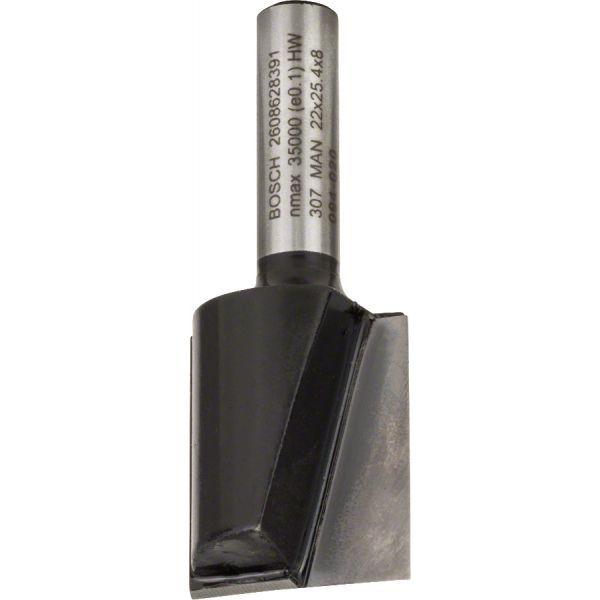 Fresa Reta BOSCH 2608628391 (Ø 22 mm - Haste Ø 8 mm), miniatura 2