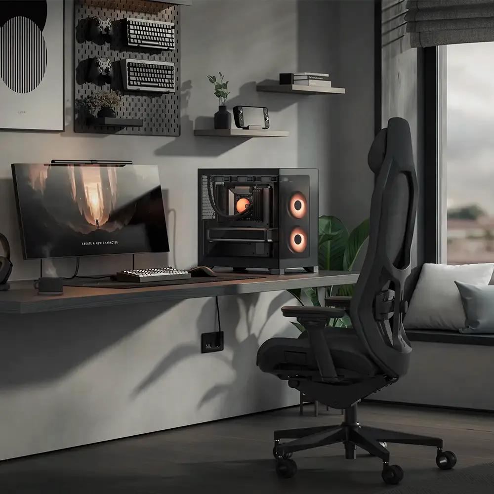 Caixa ATX FRACTAL DESIGN Pop 2 Vision RGB (ATX, E-ATX, Mini-ATX - Tower - E-ATX, Mini-ATX, ATX - Preto) — miniatura 3