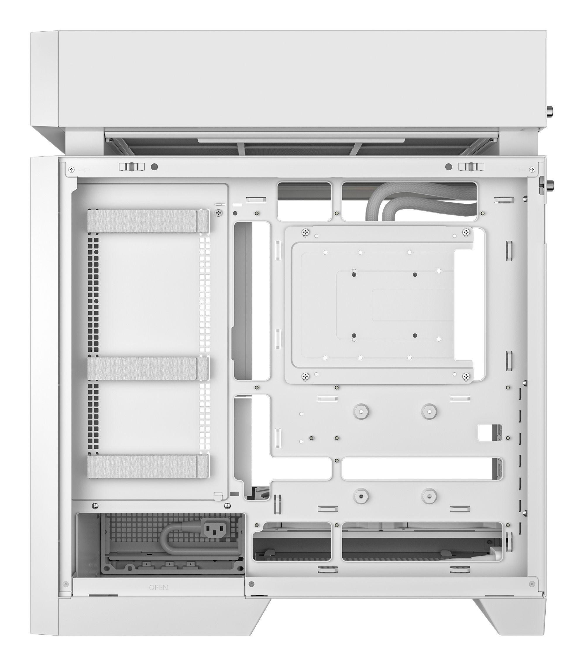 Caixa PC DEEPCOOL CL6600 WH (ATX, micro ATX, Mini-ITX - ATX, PS2, SFX, SFX-L - Midi Tower - Branco) — miniatura 5
