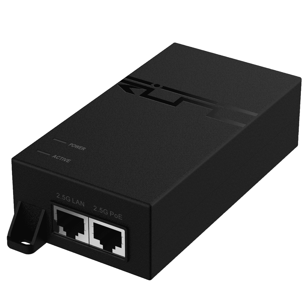 Injetor PoE Multi-Gigabit RUIJIE REYEE RG-POE-50-60W-MG (2.5 Gigabit Ethernet - 10, 100, 1000, 2500 Mbit/s - Preto)