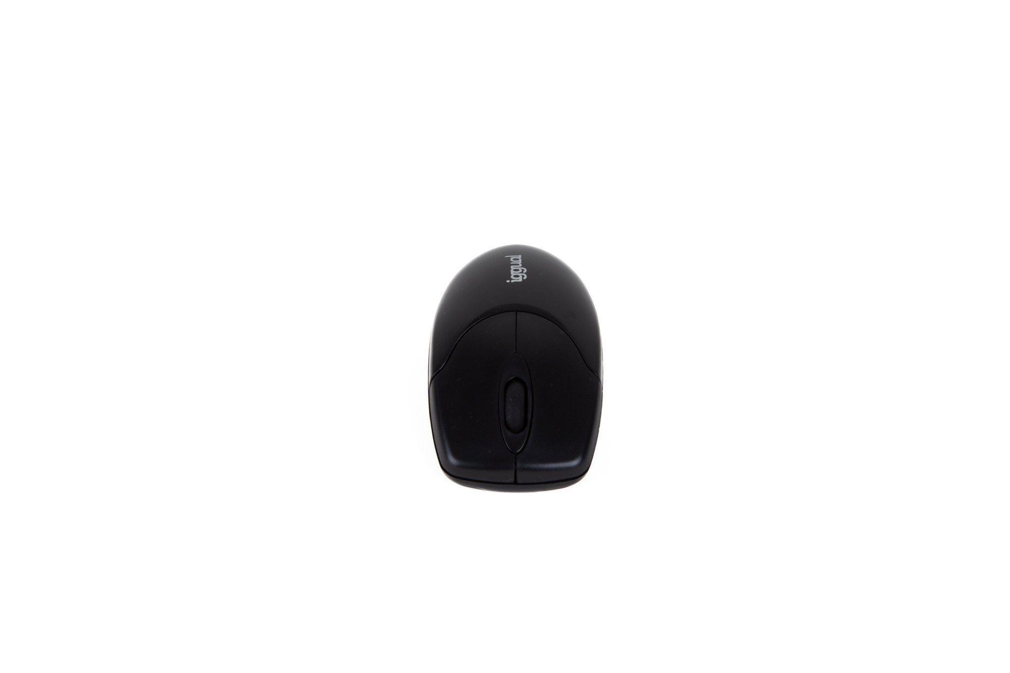 Rato IGGUAL WOM-BASIC2-1000DPI (Ambidestro - 1000 DPI - RF Wireless - Preto) — miniatura 3