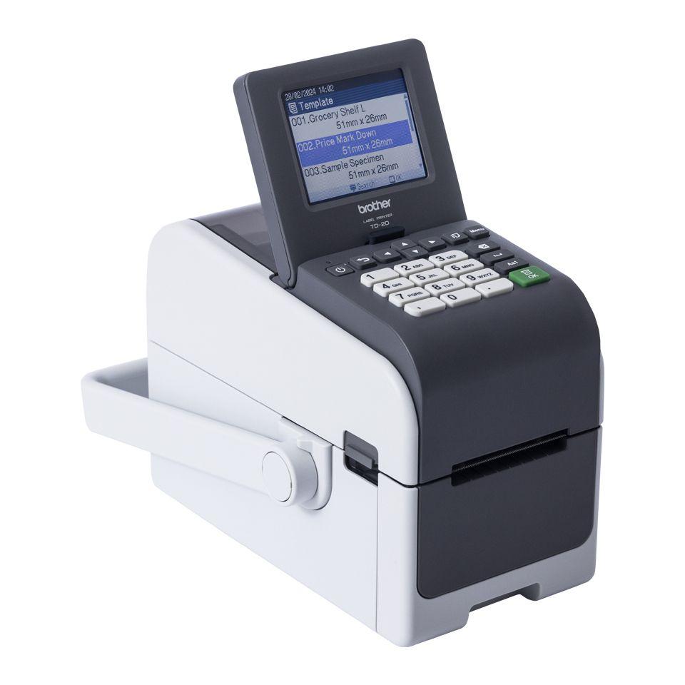 Impressora de Etiquetas BROTHER TD-2350DSAH300 (Com fios e sem fios - Windows 10, Windows 11 - USB - Preto/Cinzento), miniatura 10