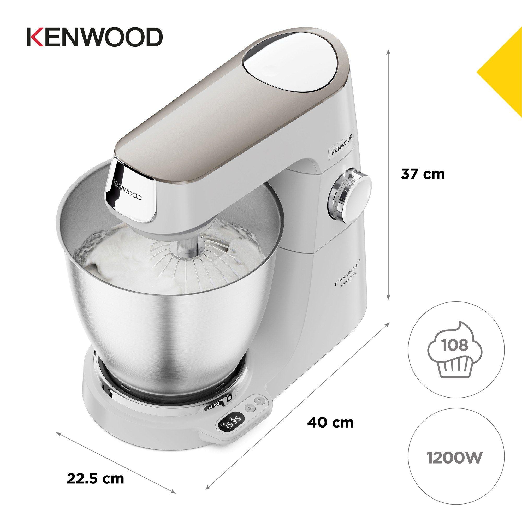 Robô de Cozinha KENWOOD Titanium Chef Baker XL KVL65.001WH (Altura 37 cm - Branco), miniatura 4