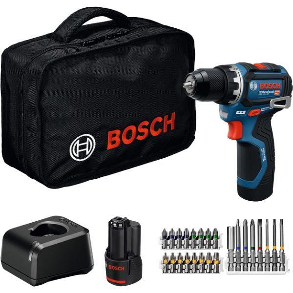 Berbequim Aparafusadora sem Fios BOSCH GSR 12V-32 Professional (12 V - Bateria - Azul/Preto)