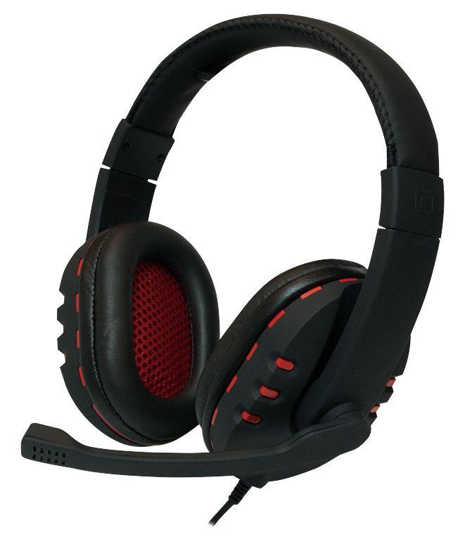 Headset LOGILINK HS0033 (Binaural - Com fios - Circum-aural - Preto/Vermelho), miniatura 4