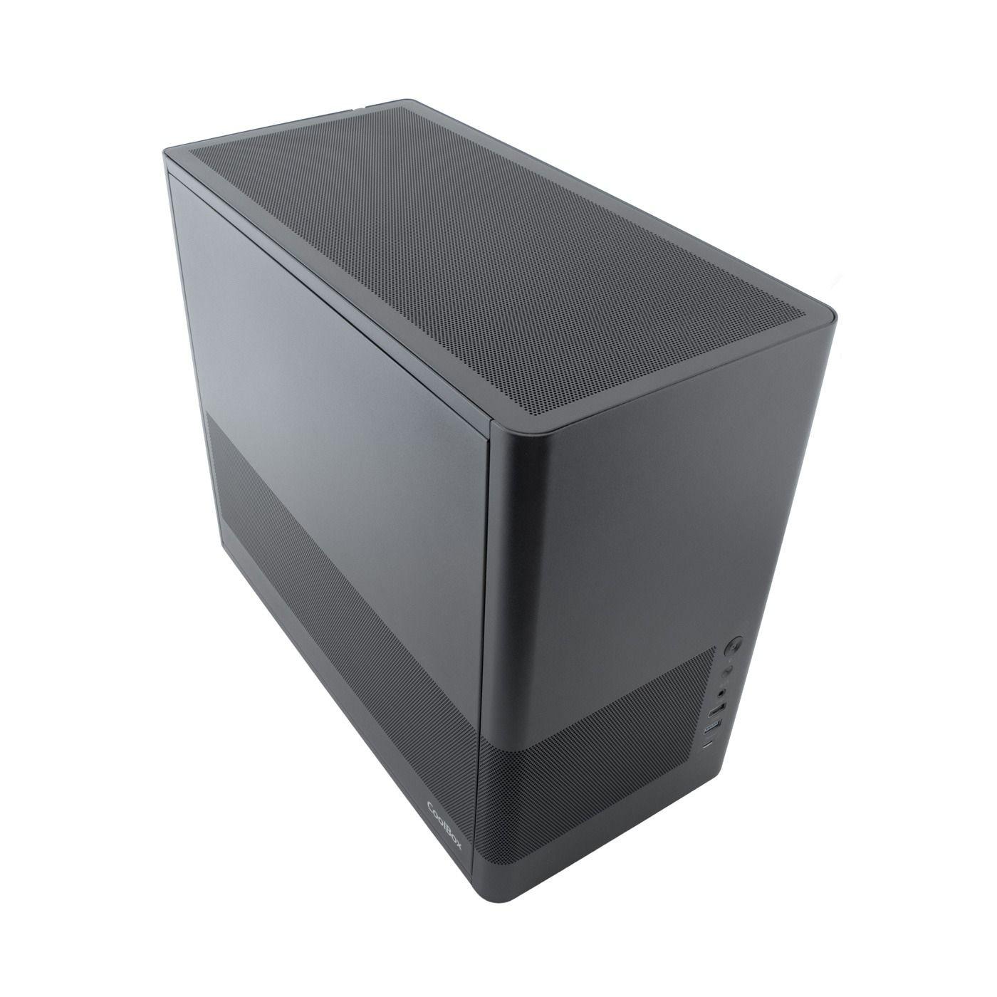 Caixa PC COOLBOX MP2 (Mini-ATX, Mini-ITX, Micro ATX - Midi Tower - Aço SPCC de 0,8 mm - Preto), miniatura 4