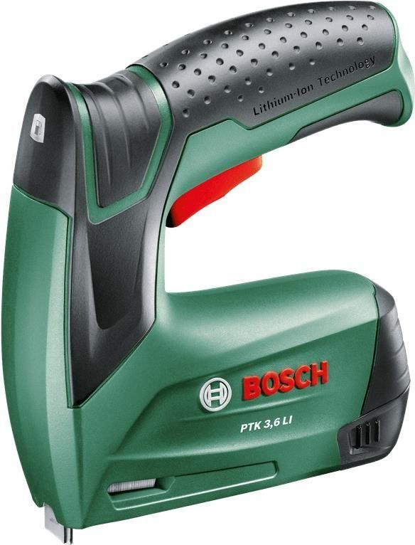 Agrafador Elétrico a Bateria BOSCH PTK 3,6 LI (Verde)