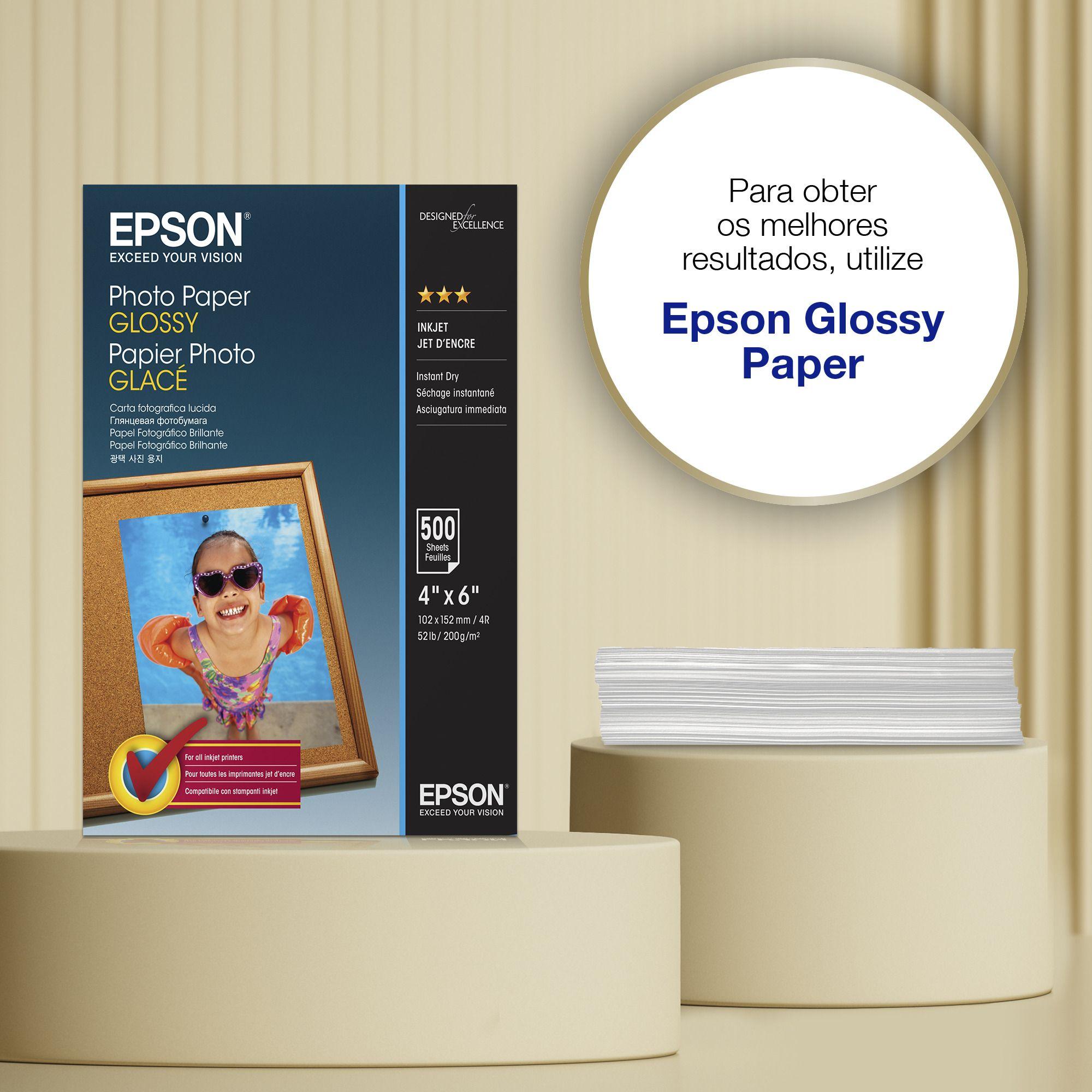 Papel Fotográfico Brilhante EPSON C13S042549 (10 x 15 cm - 500 folhas - 200 g/m²), miniatura 4