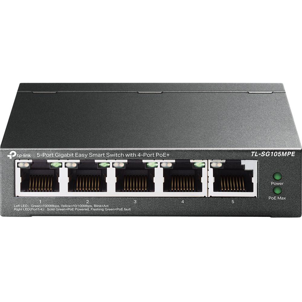 Switch TP-LINK TL-SG105MPE (Gigabit Ethernet - 10 Gbit/s - L2 - Preto) — miniatura 2
