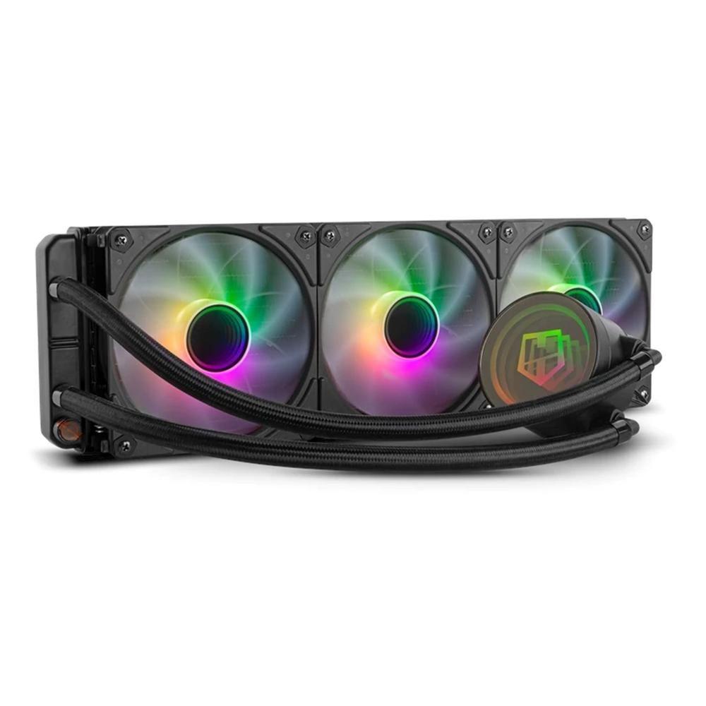 Sistema de Refrigeração Líquida AIO NOX Hummer M-360 ARGB (120 mm - 1500 RPM - ARGB multicolor - Preto)