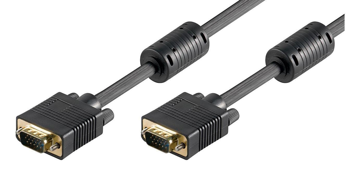 Cabo VGA MICROCONNECT MONGG3FB (3 m - Preto)