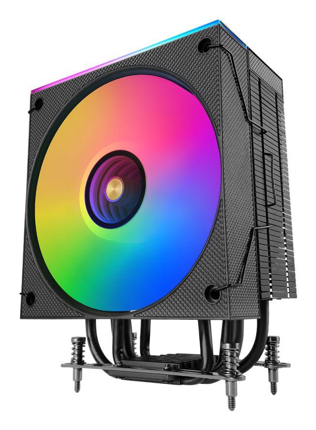 Cooler a Ar para CPU MARS GAMING MCPU-LCD (120 mm - 1 ventoinha - 2600 RPM - Preto)