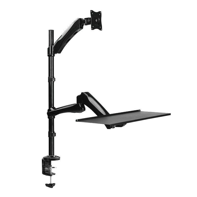 Estação de Trabalho Sit-Stand com Suporte de Monitor LOGILINK BP0030 (100 x 100 mm - 75 x 75 mm - 68,6 cm - Preto)