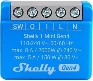 Módulo Relé Inteligente SHELLY 1 Mini Gen4 (Azul)