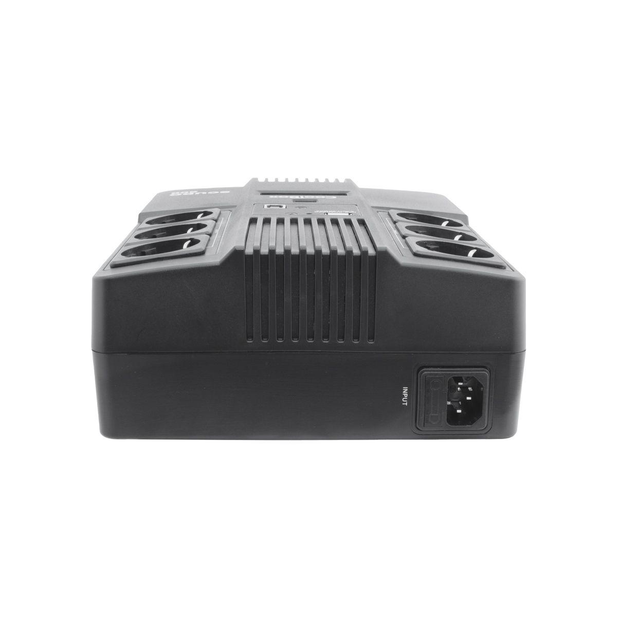 SAI COOLBOX Scudo 3 LCD 800VA (Preto), miniatura 2