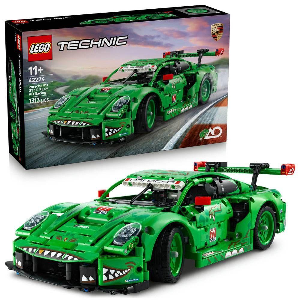 LEGO 42224 Technic Carro Porsche 911 GT3 R REXY AO Racing (11+ anos - 1313 peças) — miniatura 3
