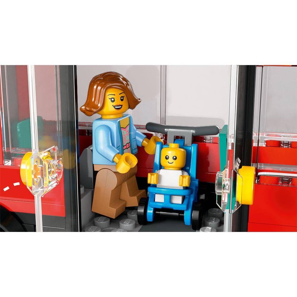 LEGO 60407 City Autocarro Turístico Vermelho de 2 Pisos (7+ anos - 384 peças), miniatura 6