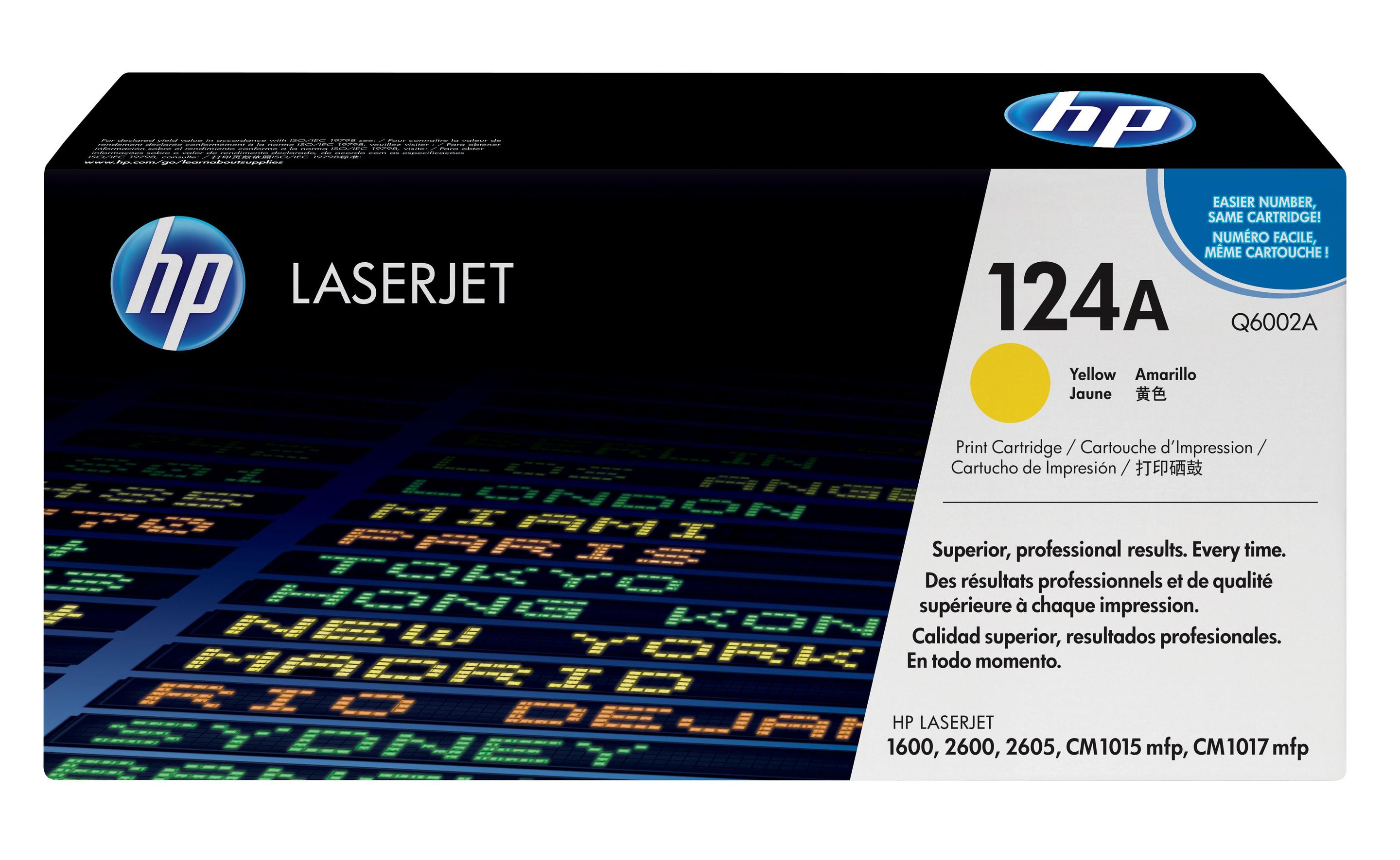 Toner HP Q6002A / 124A (2000 páginas - Amarelo)