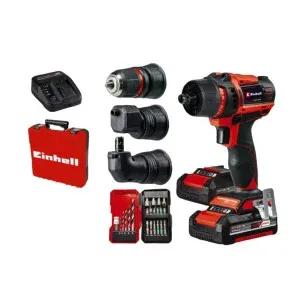 Kit Inicial de Bateria e Carregador EINHELL Power-X-Change 18V 5,2Ah (1260 W - 18 V - AC - Preto/Vermelho) — miniatura 3