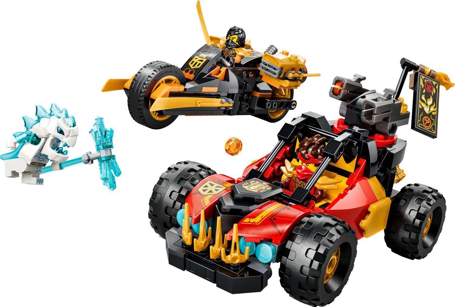 LEGO 71864 Ninjago Veículos Combinadores do Kai e do Cole (7+ anos - 394 peças)