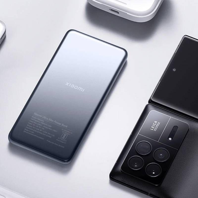Powerbank XIAOMI Ultra Slim (5000 mAh - 19,4 Wh - Até 20 W - Cinzento), miniatura 5