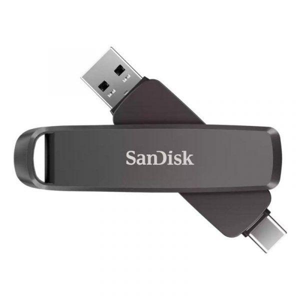 Pen USB SANDISK Extreme PRO Dual Drive (512 GB - Rotação - USB Type-C e USB Type-A - Preto)