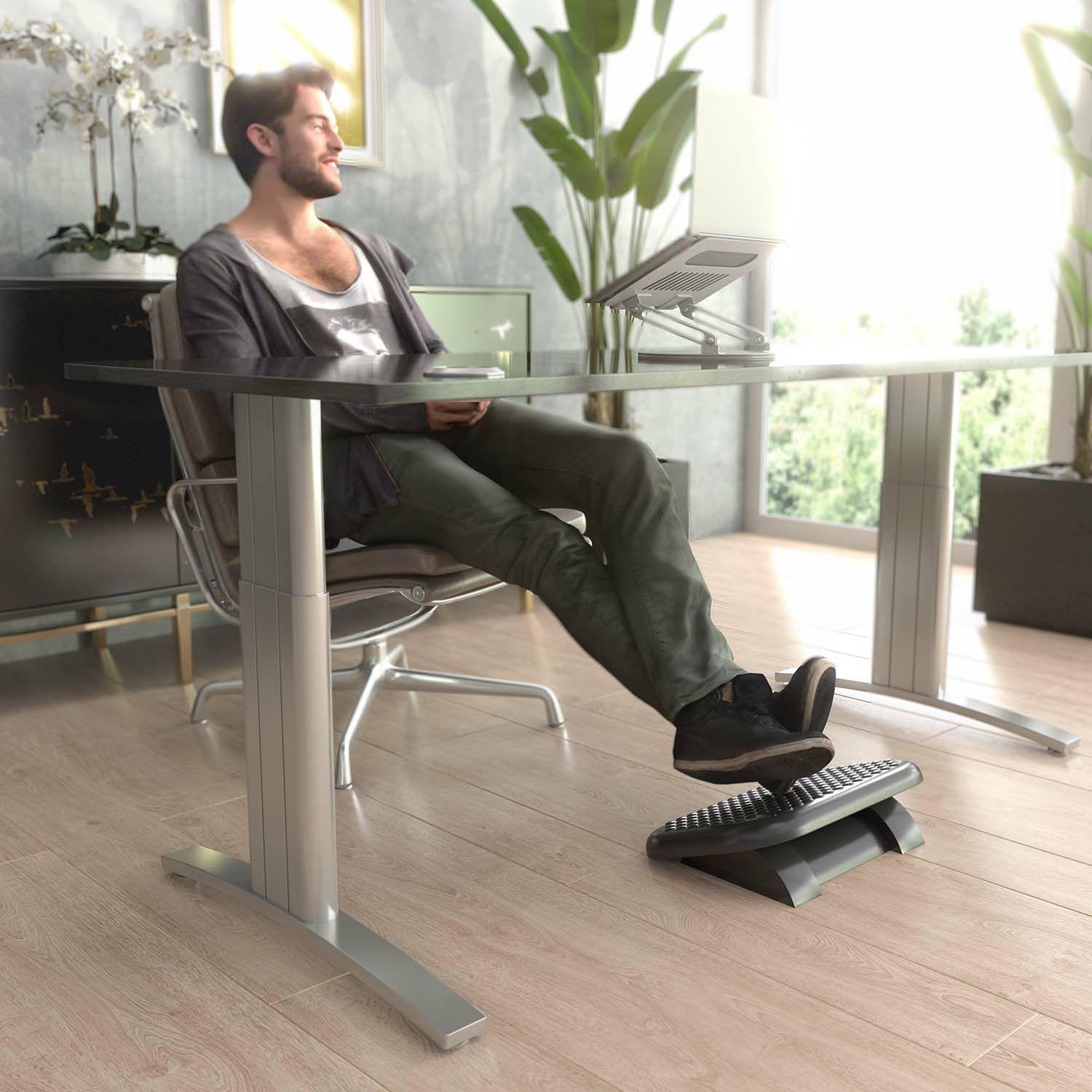 Descanso para Pés Ergonómico AISENS FRT01-265 (HIPS - Preto), miniatura 4
