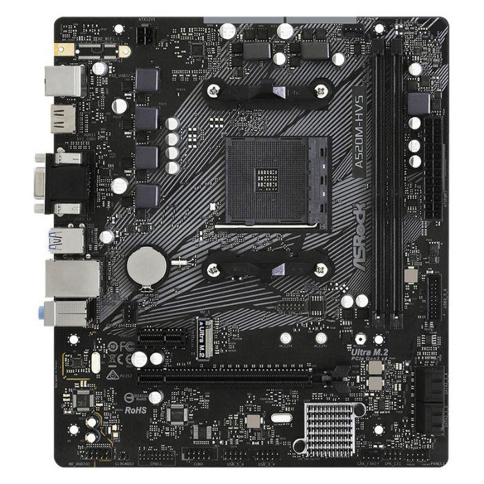 Motherboard ASROCK A520M-HVS (AM4 - micro ATX - Radeon Vega - Preto), miniatura 2