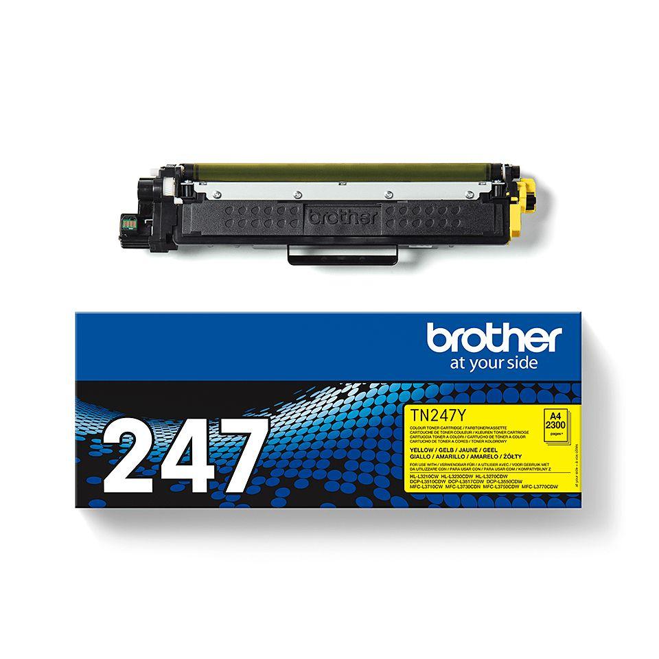 Toner BROTHER TN-247Y (2300 páginas - Amarelo), miniatura 4