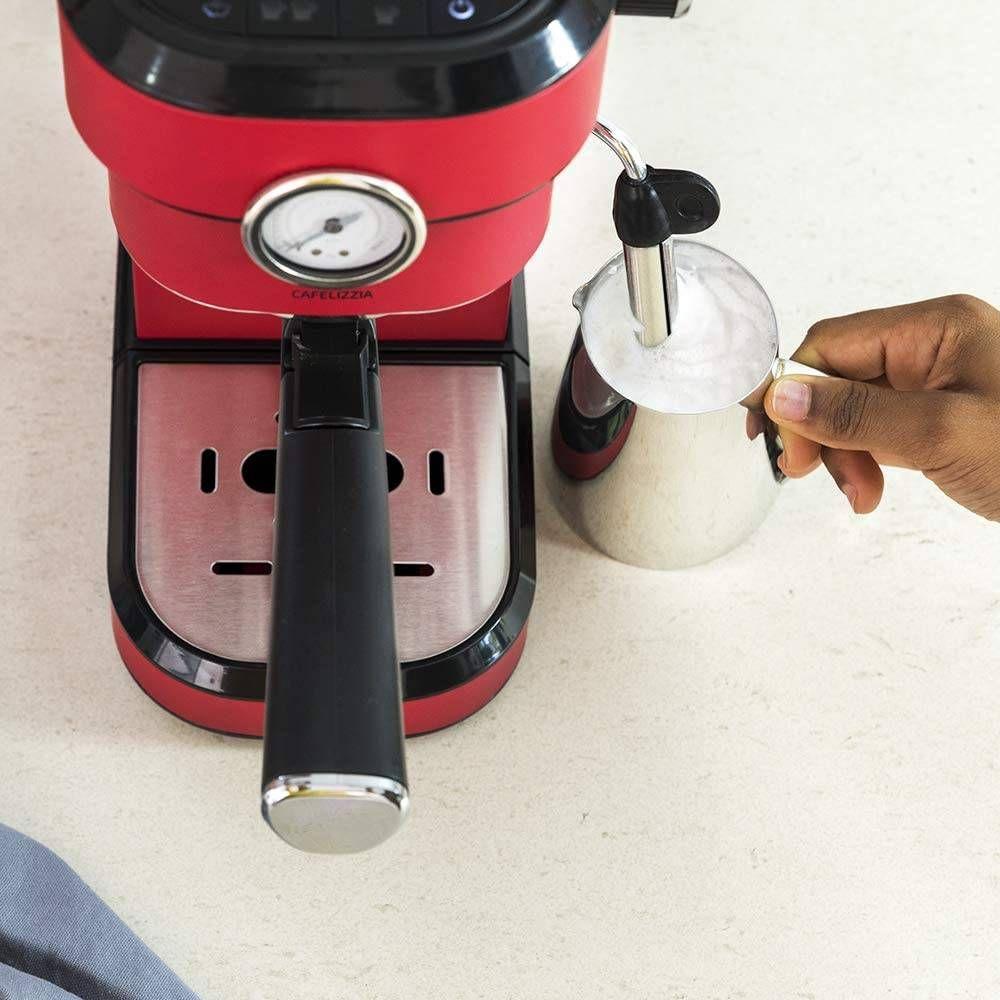 Máquina de Café Expresso CECOTEC Cafelizzia 790 Shiny Pro (Pó - 1350 W - 20 bar - Vermelho e Preto) — miniatura 6