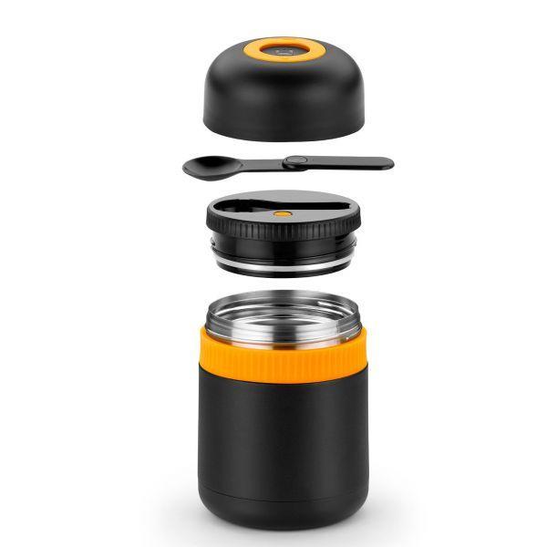 Termo para Alimentos BRA Efficient Sólido 1000GR (Aço inoxidável 18/10 - Preto/Laranja) — miniatura 3