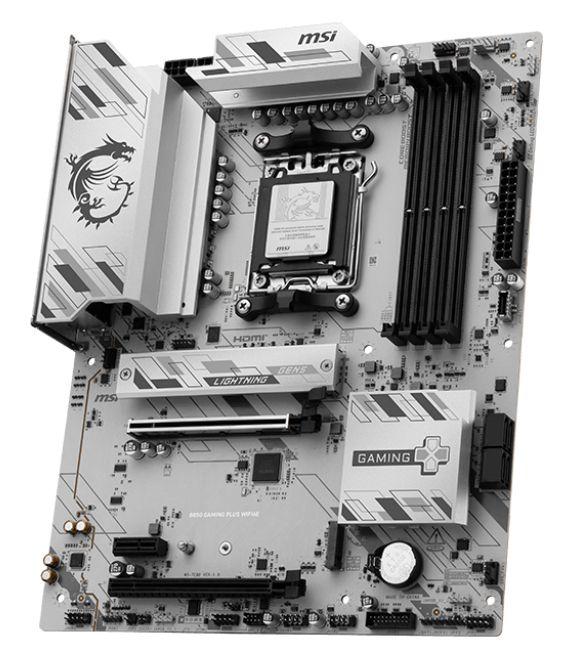 Motherboard MSI B850 GAMING PLUS WIFI6E (AM5 - ATX - Duplo canal - Preto), miniatura 3