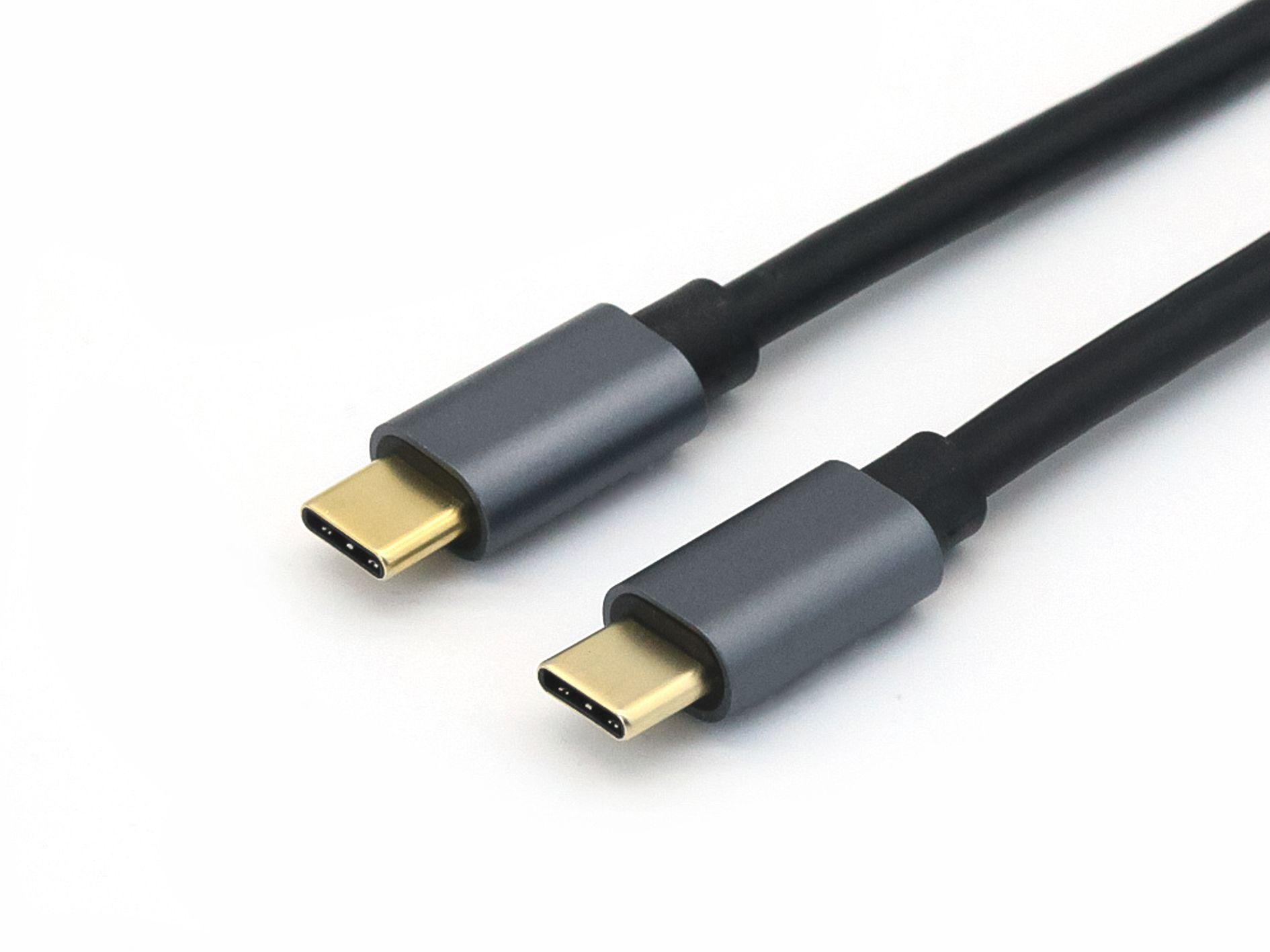 Cabo USB-C para USB-C EQUIP 128353 (0,5 m - USB C - Preto) — miniatura 4